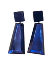 Armani Electric Blue Resin Lucite Bangles