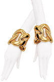 Balmain Gold Oversized Chunky Chain Link Bracelet