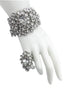 Christian Dior by John Galliano Silver Crystal Bracelet with matching Ring