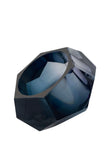 Burberry Blue Black Ombre Lucite Oversized Faceted Bracelet