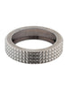 Burberry Silver Pyramid Stud Spike Bracelet