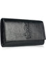 Saint Laurent YSL Belle Du Jour Black Patent Leather Clutch Bag