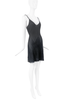 Christian Dior by John Galliano Black Lurex Diamond Texture Slip Dress Spring 1999 - BOUTIQUE PURCHASE PRICE