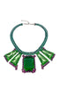 Christian Dior by John Galliano Emerald Green Sensation "Silke" Necklace Fall 2007