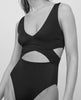 Vintage Black Cut Out Bathing Suit