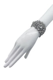 Christian Dior by John Galliano Silver Crystal Bracelet with matching Ring