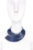 Christian Dior Gray Blue Metallic Mirror Futuristic Neckpiece Bib Necklace Runway Spring 2013