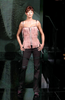 Dolce & Gabbana Pink Fringe Lace Up Corset Runway 2003