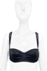 Dolce Gabbana Black Satin Bra 90's