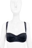Dolce Gabbana Black Satin Bra 90's
