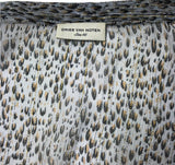 Dries van Noten Sheer Animal print with Lurex Blouse - BOUTIQUE PURCHASE PRICE