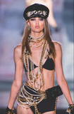 DSquared2 Gold Chain Pearl Crystal Rhinestone Cross D2 Charm Necklace