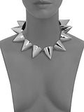 Eddie Borgo Black Pavé Crystal Diamond Oversized XL Cone Choker Necklace #