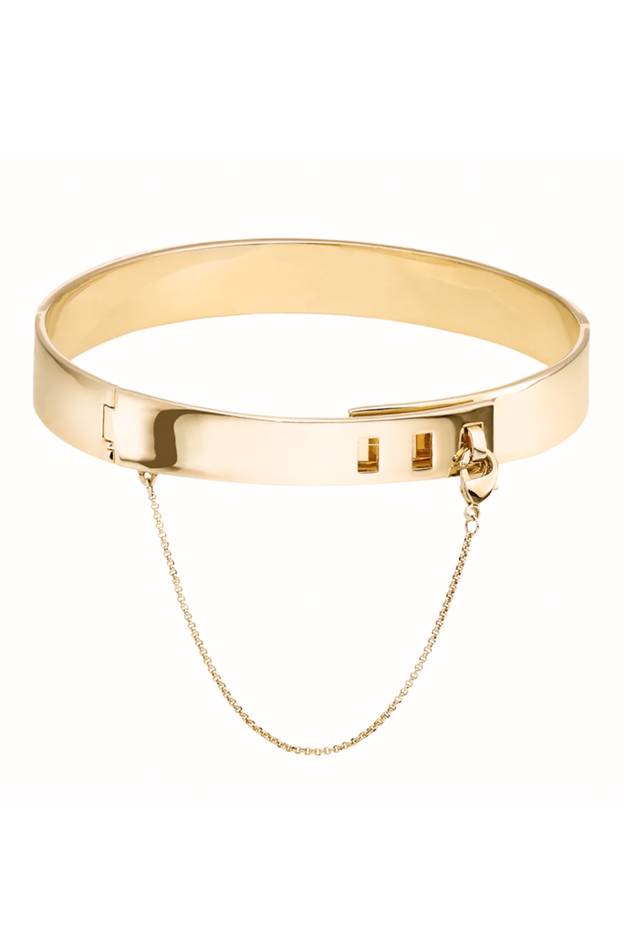 Eddie Borgo Gold Safety Chain Choker Necklace