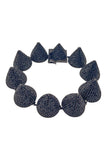 Eddie Borgo Black Pavé Crystal Diamond Oversized XL Cone Choker Necklace #