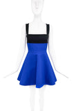 Fausto Puglisi Blue Black A Line Dress