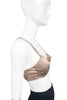 Jean Paul Gaultier Style Beige Nude Silk Cone Bullet Bra by Frankie Morello