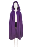 Givenchy Purple Vintage Velour Suede Velvet Oversized Hood Cape Coat