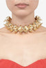 Giuseppe Zanotti Gold Claw Spike Choker Necklace