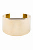 Salvatore Ferragamo Gold Lucite Geometric Bracelet