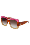 Gucci Glitter Fuchsia, Gold & Tortoise Sunglasses SOLD