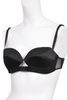 Gucci by Tom Ford Black Satin Quilted Cut Out Bra Runway Spring Summer 2001