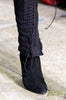 Helmut Lang Black "Aviator" Pants with Lacing Details FW2003