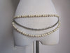 Escada Silver Chain Pearl Choker Necklace or Belt