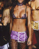 Dolce & Gabbana Green Crystal Chainmail Bra Runway 2000