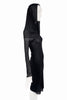 Jean Paul Gaultier Black Nylon Mesh Nun Habit Hood Stretch Dress