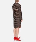 Christopher Kane Black Nude Lace Corset Cut Out Oversized Shoulder Blazer Runway Spring 2019