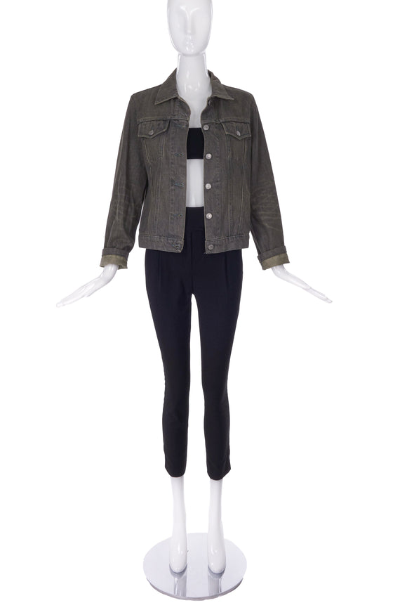 Helmut Lang Grey Denim Jacket SS1998 - BOUTIQUE PURCHASE PRICE