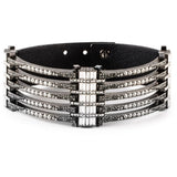 Lanvin Dedale Silver Crystal Art Deco Choker Necklace Runway Spring Summer 2013