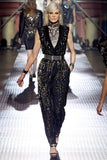 Lanvin Dedale Silver Crystal Art Deco Choker Necklace Runway Spring Summer 2013