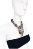 Lanvin Crystal Dome Geometric Art Deco Runway Necklace Fall 2008