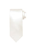 Lanvin White Ivory Satin Silk Tie