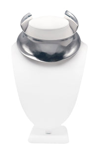Maison Margiela Silver Chrome Choker Collar Necklace