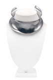 Maison Margiela Silver Chrome Choker Collar Necklace