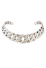 Alexander McQueen Silver Chain Collar Necklace