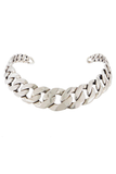Alexander McQueen Silver Chain Collar Necklace