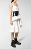 Alexander McQueen Black Leather Corset Waist Hip Bustle Metal Ring Belt