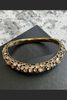 Alexander McQueen Gold Crystal Choker Necklace Runway Fall 2018