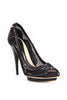 Alexander McQueen Mcq Black Fishnet Mesh Plateau Pump Shoes Size 38