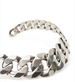 Alexander McQueen Silver Chain Collar Necklace