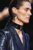Alexander McQueen Silver Chrome 3 Dimensional Choker Necklace Fall 2019