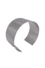 Vintage Oversized Silver Metallic High Neck Collar Choker Necklace