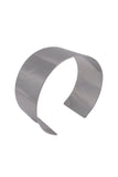 Vintage Oversized Silver Metallic High Neck Collar Choker Necklace
