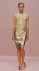 Miu Miu Gold Sheer Crystal Collar Top Runway Spring 2000