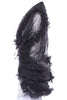 Molly Goddard Black Tulle Ruffle Sheer Versatile Cape Hood Cloak Cardigan Jacket