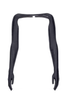 Mugler Black Spandex Over Shoulder Harness Sleeve Gloves Top